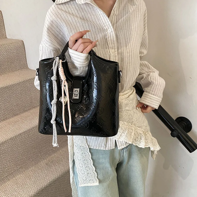 Miss Angel PU Crossbody One Shoulder Handbag Women's Multicolor-6