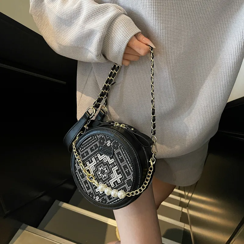 Miss Angel PU Handbag Women's White/Black/Purple-9