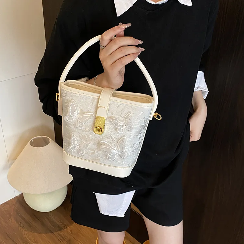 Miss Angel PU Crossbody One Shoulder Handbag Regular Women's Pink/White-1
