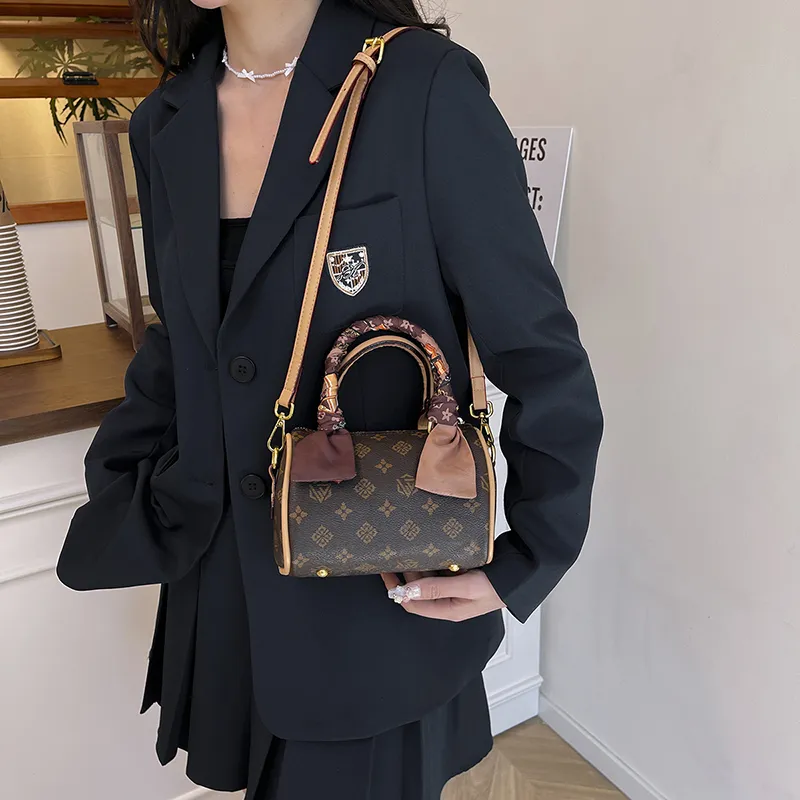 Miss Angel PU Handbag Women's Brown/Apricot-6