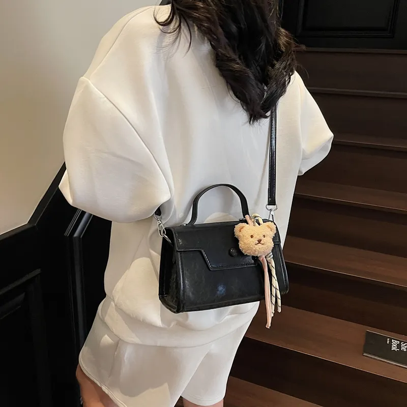Miss Angel PU Shoulder Bag, Crossbody Bag, Handbag Women's-2