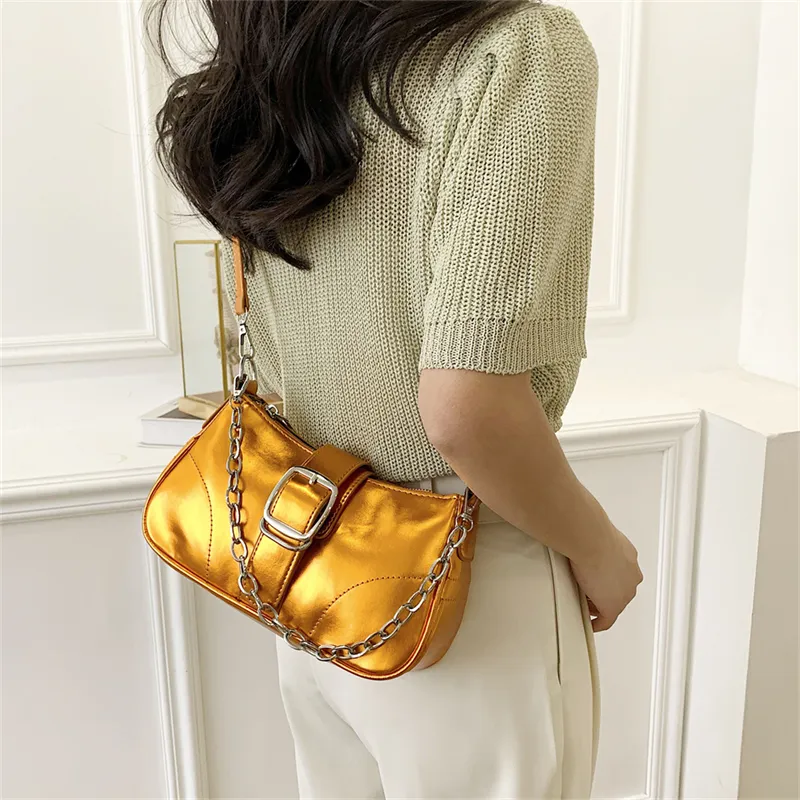 Miss Angel Patent Leather Shoulder Bag Women's Multicolor-15