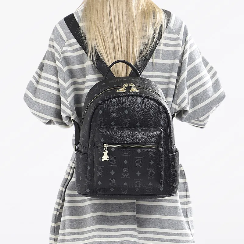 Miss Angel PU Backpack Women's Multicolor-17
