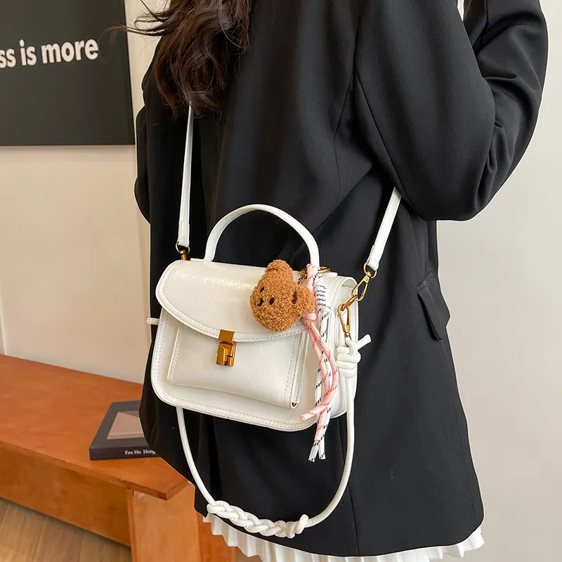 Miss Angel PU Crossbody Bag, Shoulder Bag, Handbag Women's Multicolor-3