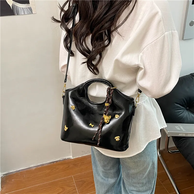 Miss Angel PU One Shoulder Handbag Women's Multicolor-20