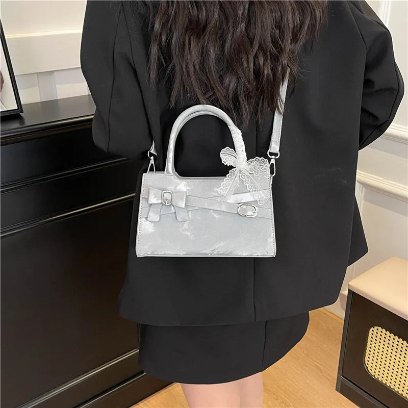 Miss Angel PU Handbag Women's White/Pink-2