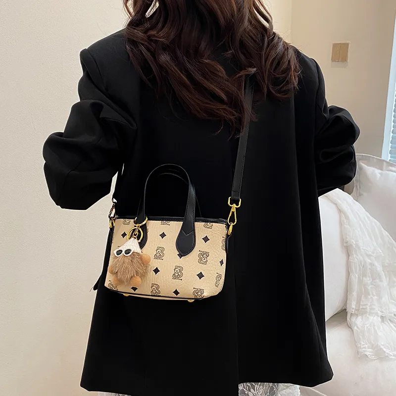 Miss Angel PU Crossbody One Shoulder Handbag Women's Multicolor-15