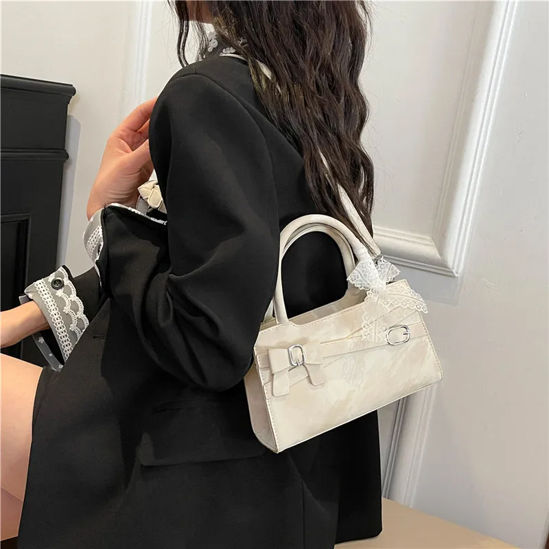 Miss Angel PU Handbag Women's White/Pink-10