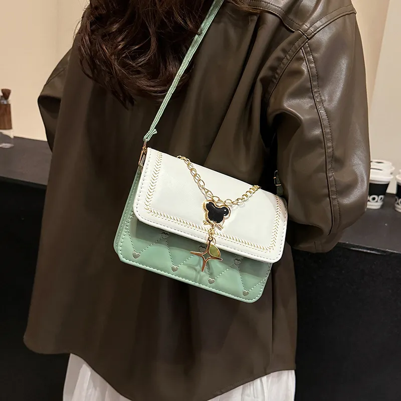 Miss Angel PU Crossbody Bag Travel Bag Regular Women's White/Black/Green/Blue-14