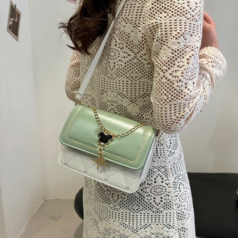 Miss Angel PU Crossbody Bag Travel Bag Regular Women's White/Black/Green/Blue-21