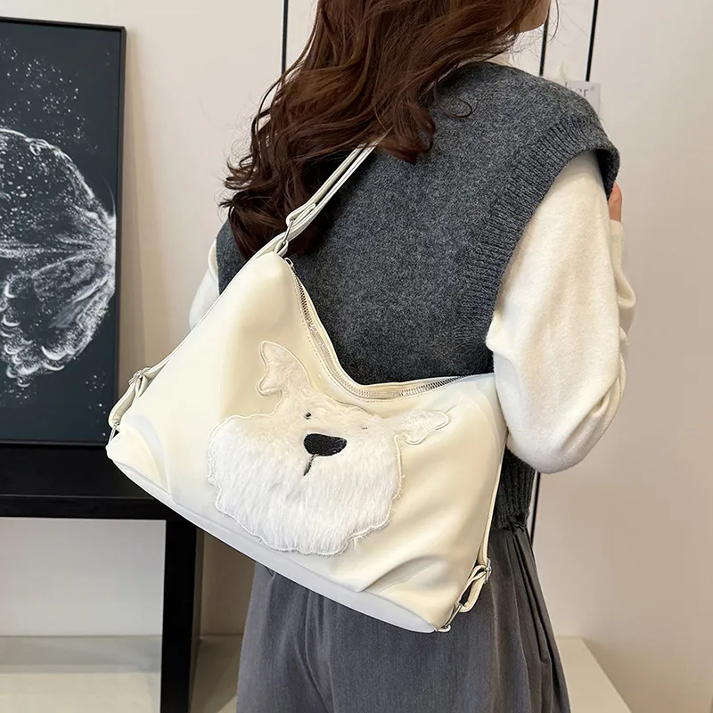 Miss Angel PU Shoulder Bag Backpack Women's Multicolor-4