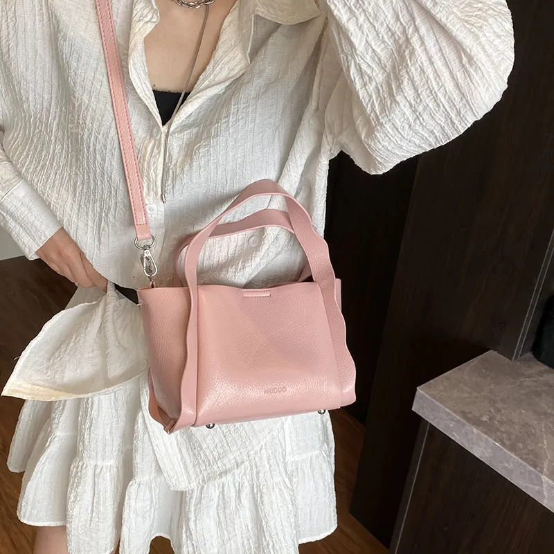 Miss Angel PU Shoulder Bag Crossbody Bag Handbag Regular Women's -Sizing White/Black/Pink/Blue-16