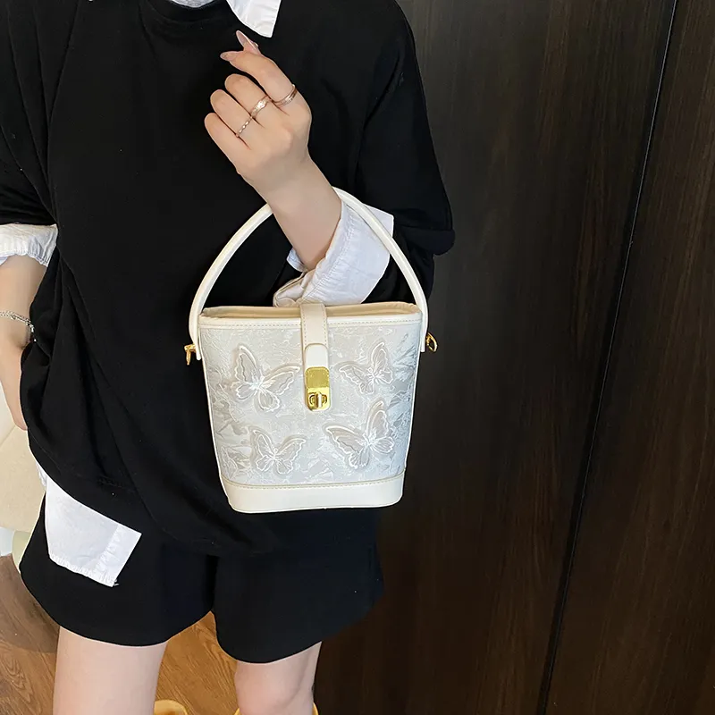 Miss Angel PU Crossbody One Shoulder Handbag Regular Women's Pink/White-3