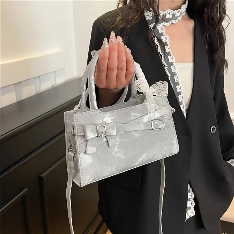 Miss Angel PU Handbag Women's White/Pink-19