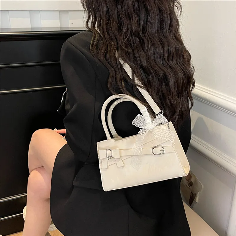 Miss Angel PU Handbag Women's White/Pink-11