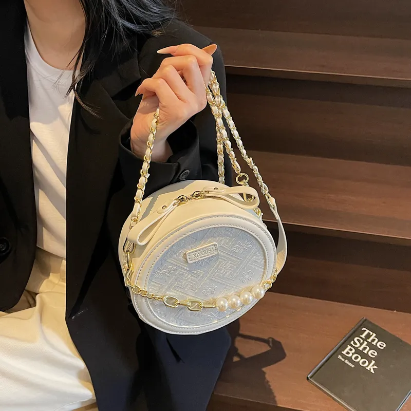 Miss Angel PU Handbag Women's White/Black/Purple-4