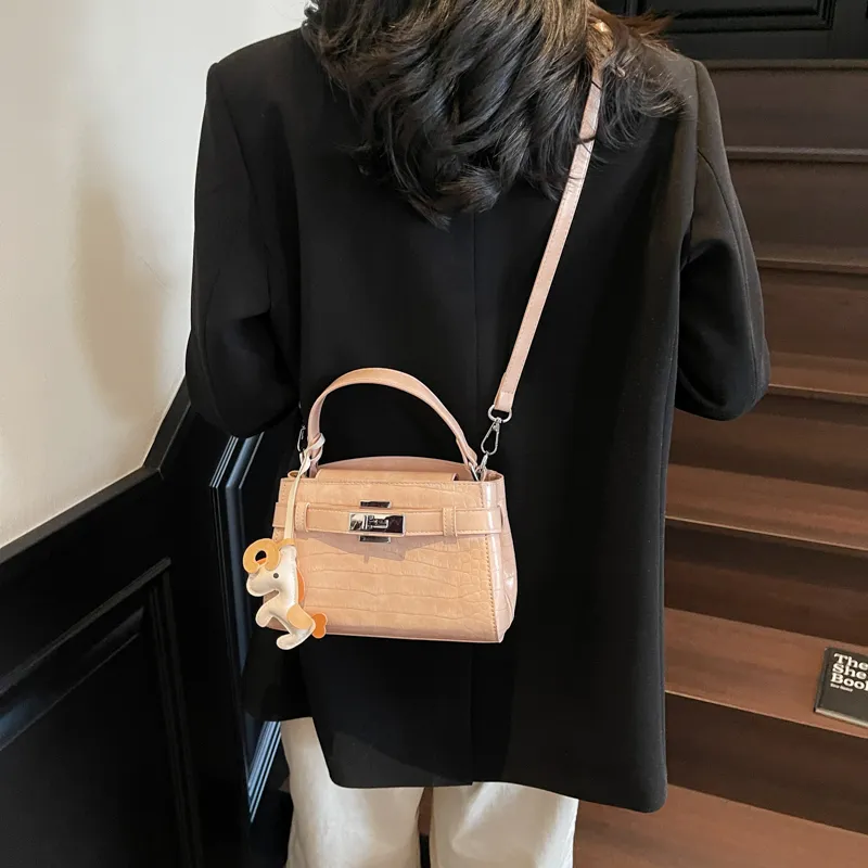 Miss Angel PU One Shoulder Handbag Women's Multicolor-17