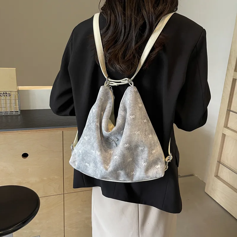 Miss Angel Fabric Tote Bag Shopping Bag Shoulder Bags Women's Multicolor-18