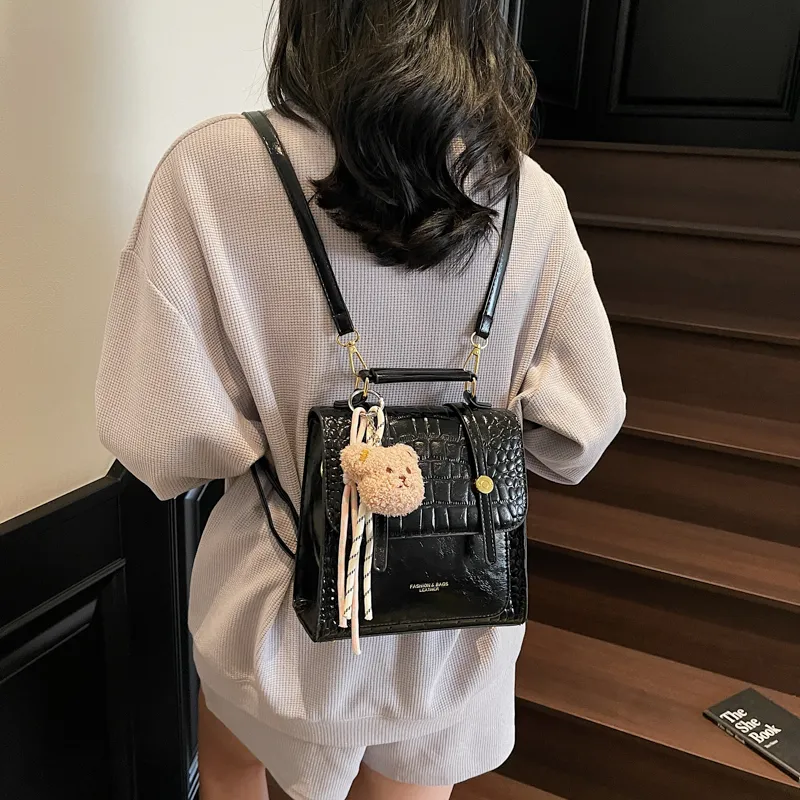 Miss Angel PU Backpack Women's Multicolor-4