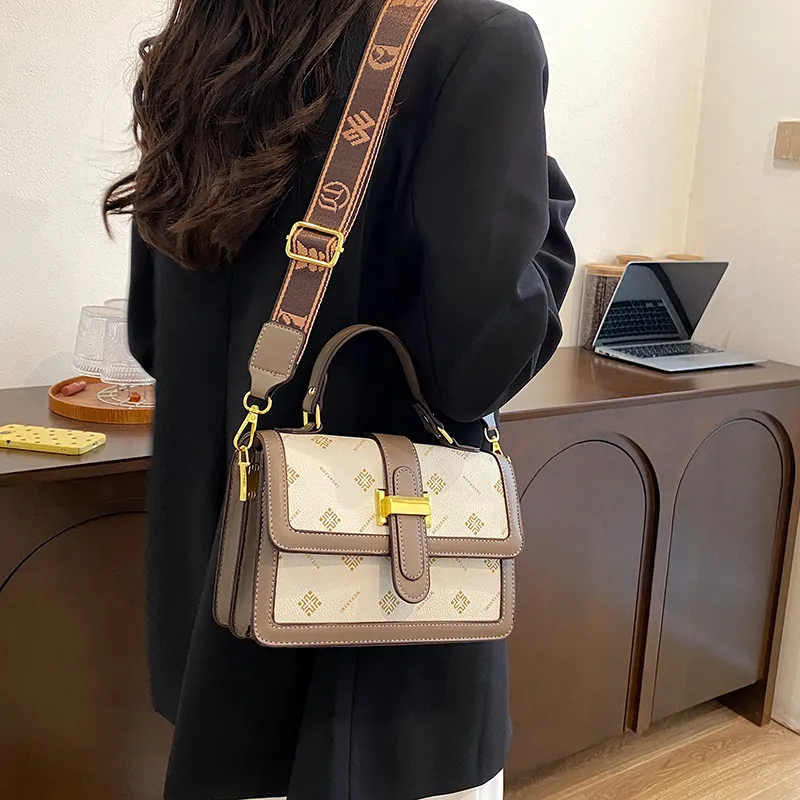 Miss Angel PU Small Square Bag, Crossbody, One Shoulder Handbag Women's Multicolor-3