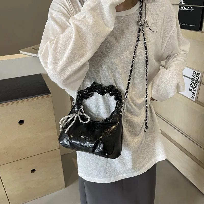 Miss Angel PU Crossbody Bag Regular Women's White/Silver/Black-12