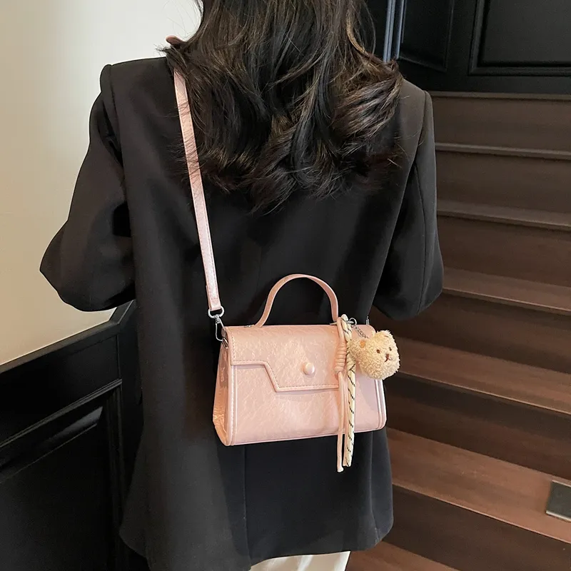 Miss Angel PU Shoulder Bag, Crossbody Bag, Handbag Women's-5