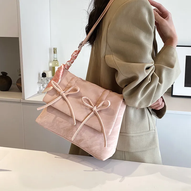Miss Angel PU Crossbody Bag Regular Women's Pink/White/Black-1