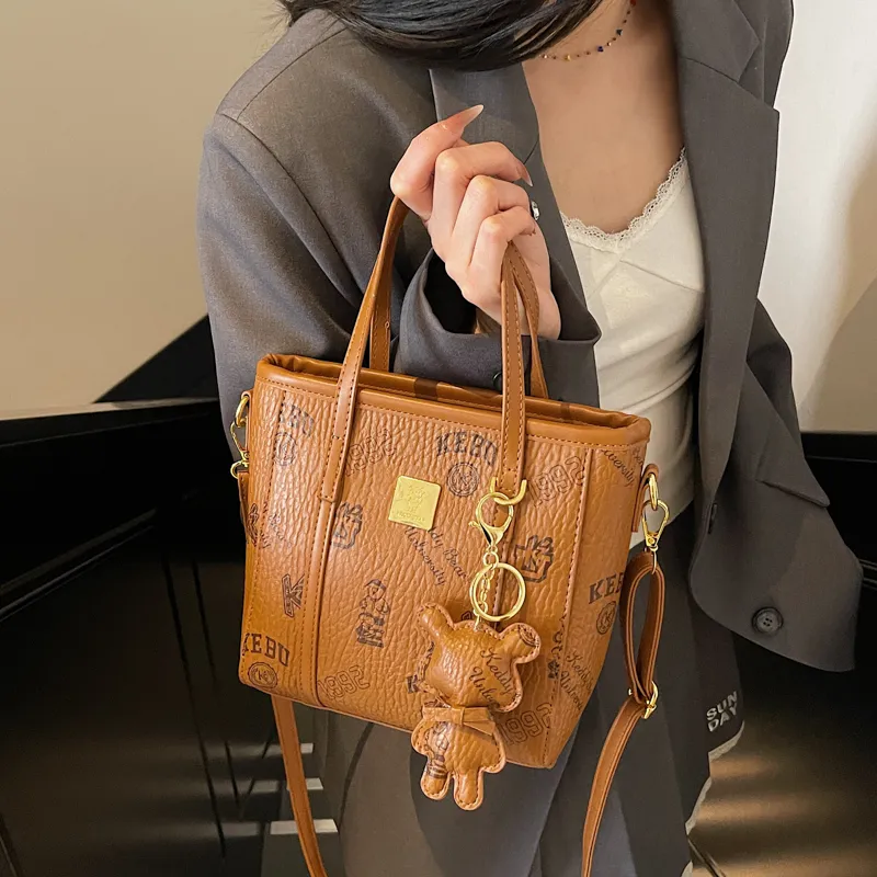 Miss Angel PU Crossbody One Shoulder Handbag Women's Multicolor-19