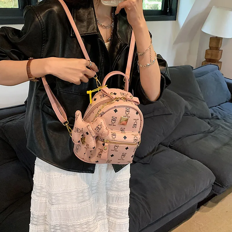 Miss Angel PU Backpack Women's Multicolor-9