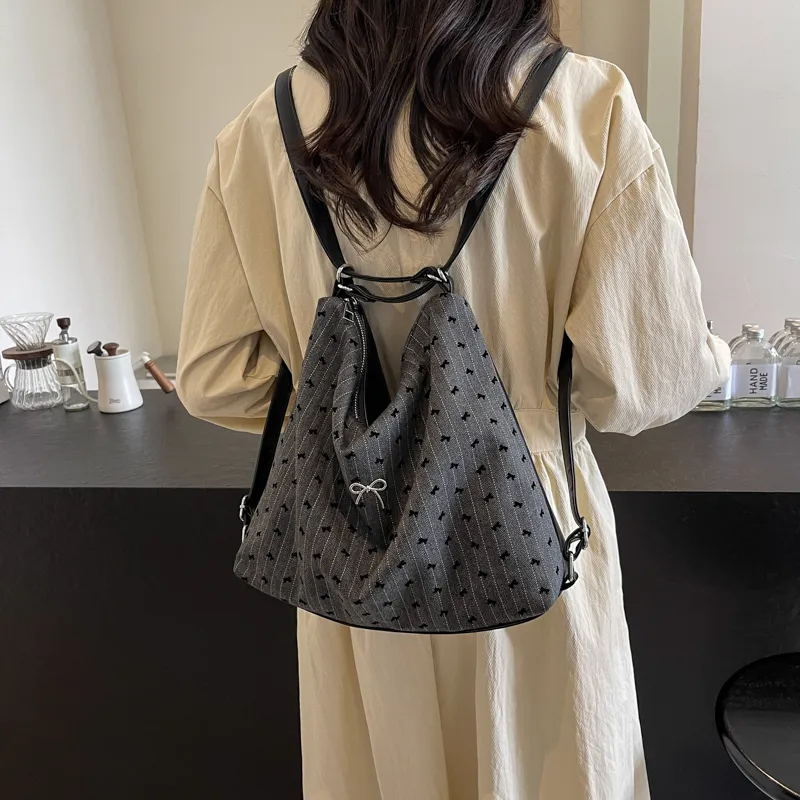 Miss Angel Fabric Tote Bag Shopping Bag Shoulder Bags Women's Multicolor-9