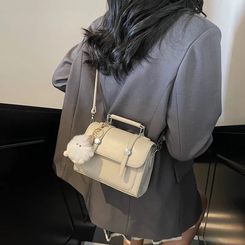 Miss Angel PU Shoulder Bag Crossbody Bag Handbag Regular Women's Pink/Black/Khaki/Pea Green-19