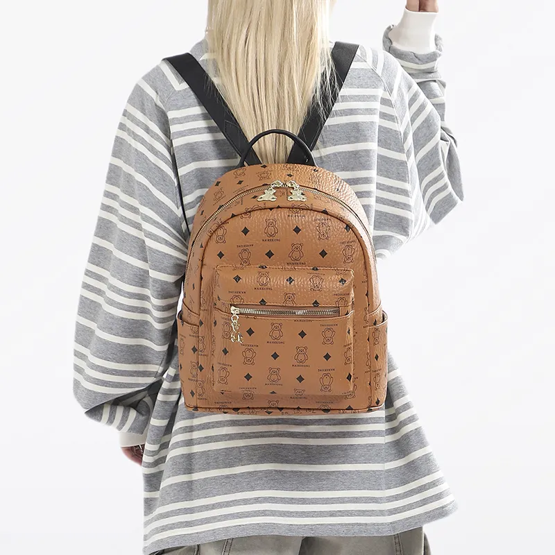 Miss Angel PU Backpack Women's Multicolor-4