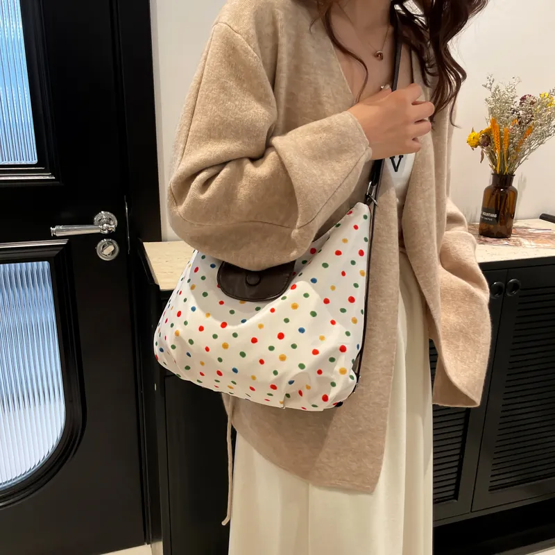 Miss Angel PU Outgoing Backpack Shoulder Bag Women's White/Coffee-7
