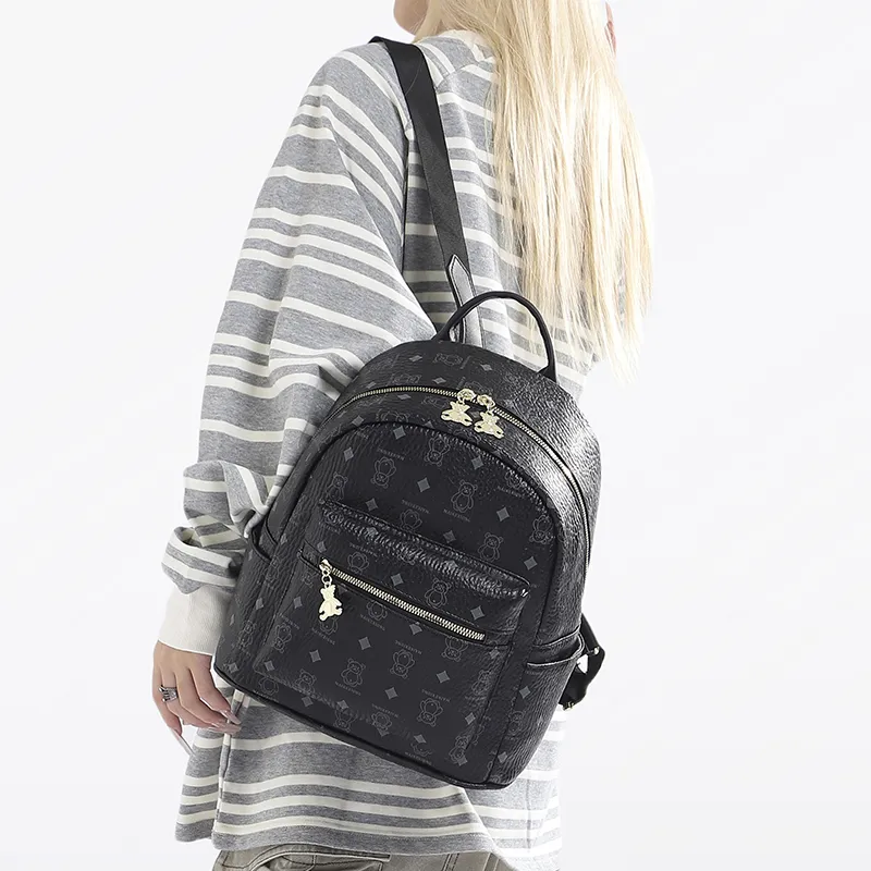 Miss Angel PU Backpack Women's Multicolor-16