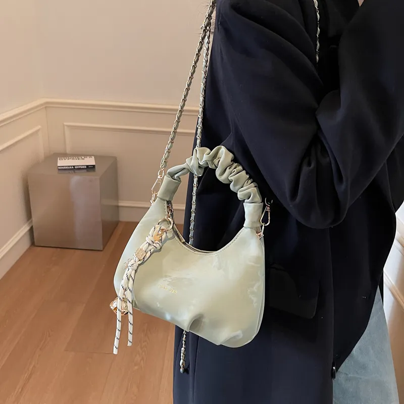Miss Angel PU Crossbody One Shoulder Handbag Women's Beige/Black-19