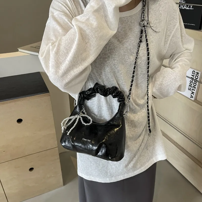 Miss Angel PU Crossbody Bag Regular Women's White/Silver/Black-11