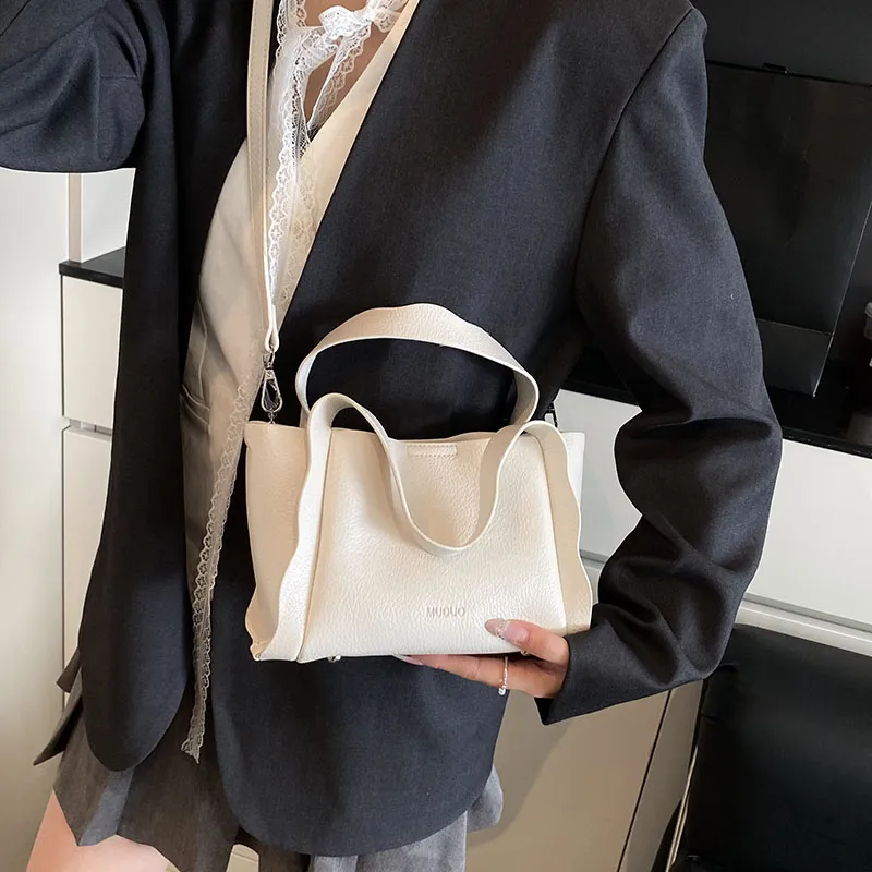 Miss Angel PU Shoulder Bag Crossbody Bag Handbag Regular Women's -Sizing White/Black/Pink/Blue-1