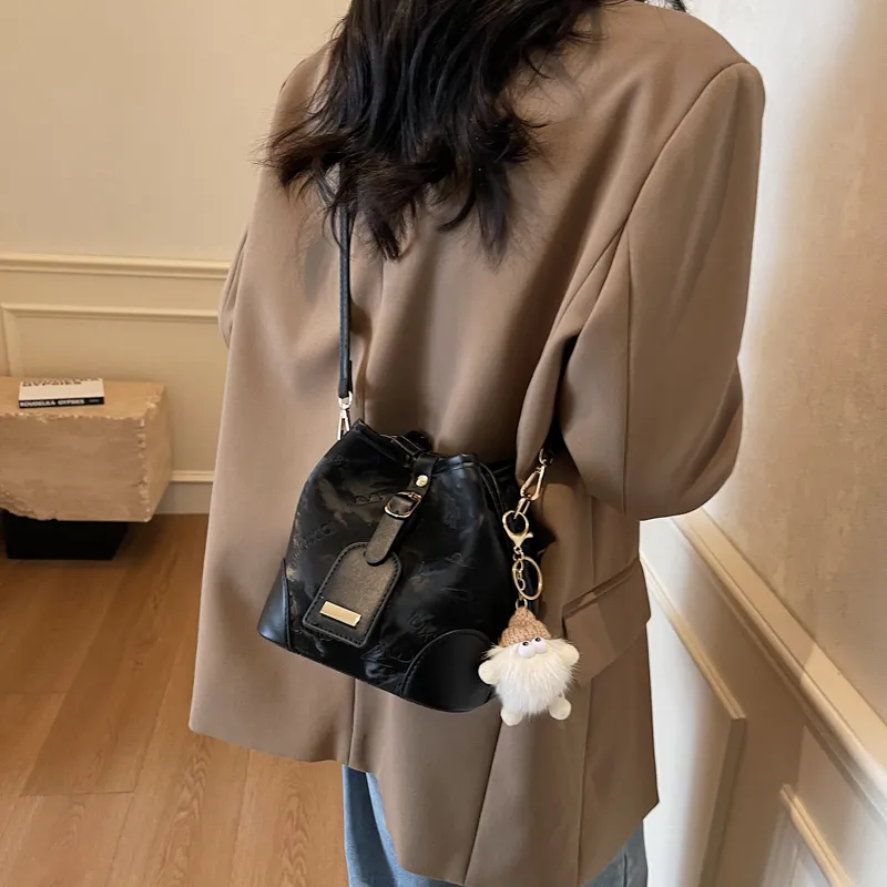 Miss Angel PU Crossbody Bag, Shoulder Bag, Outing Bag Regular Women's Black/White/Blue/Pink-9