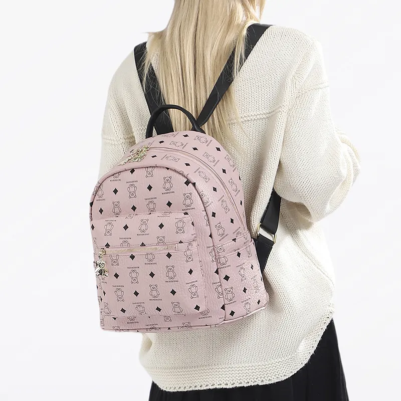 Miss Angel PU Backpack Women's Multicolor-9