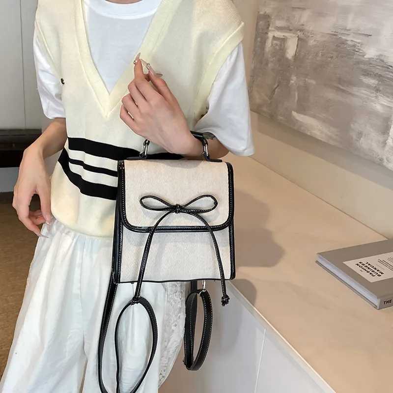 Miss Angel PU Backpack Women's White-2