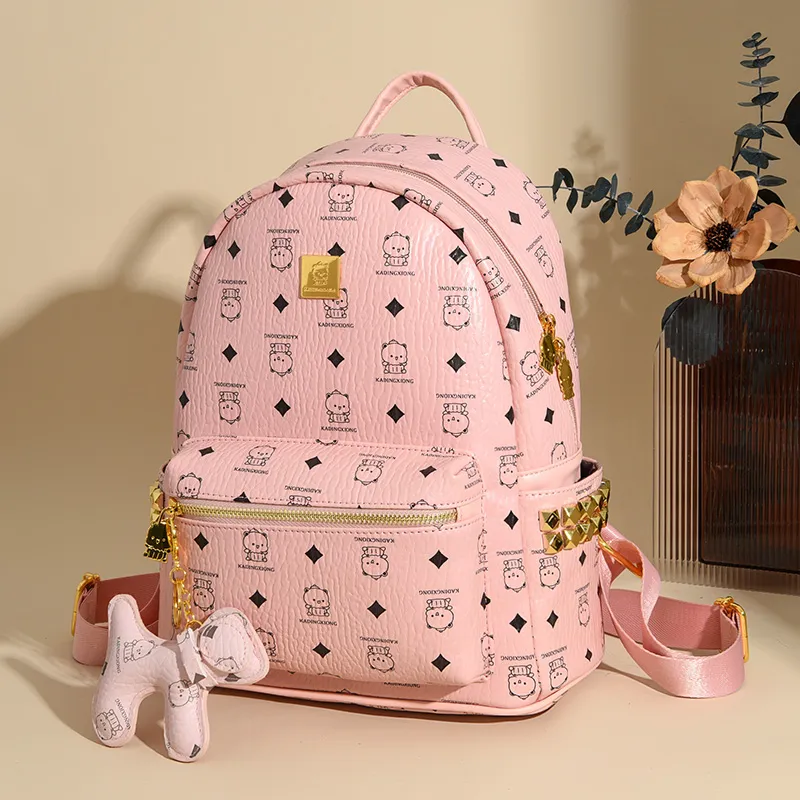 Miss Angel PU Backpack Women's Multicolor-6