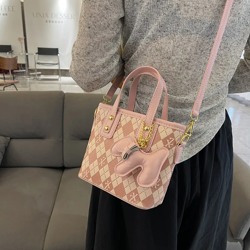 Miss Angel PU Crossbody Bag, Handbag Women's Multicolor-10