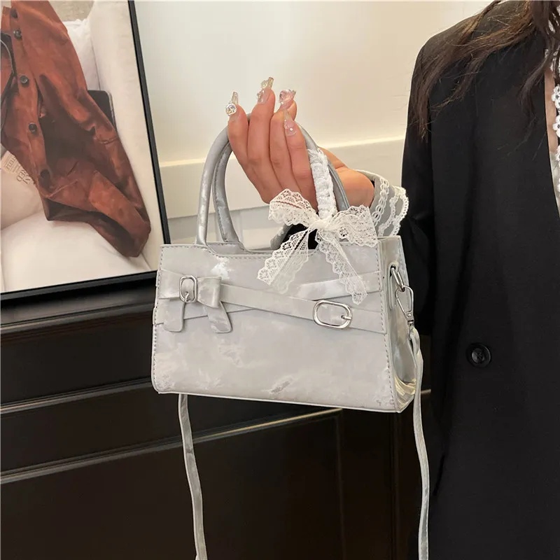 Miss Angel PU Handbag Women's White/Pink-21