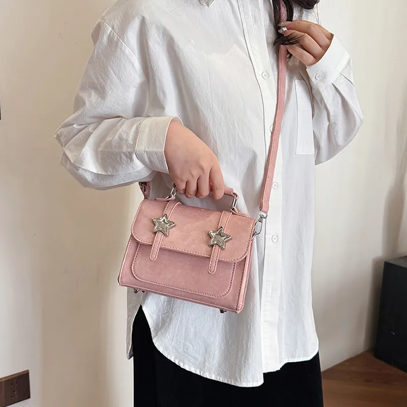 Miss Angel PU Crossbody Bags Shoulder Bags Regular Women's Black/Green/Pink/Beige/Brown-12