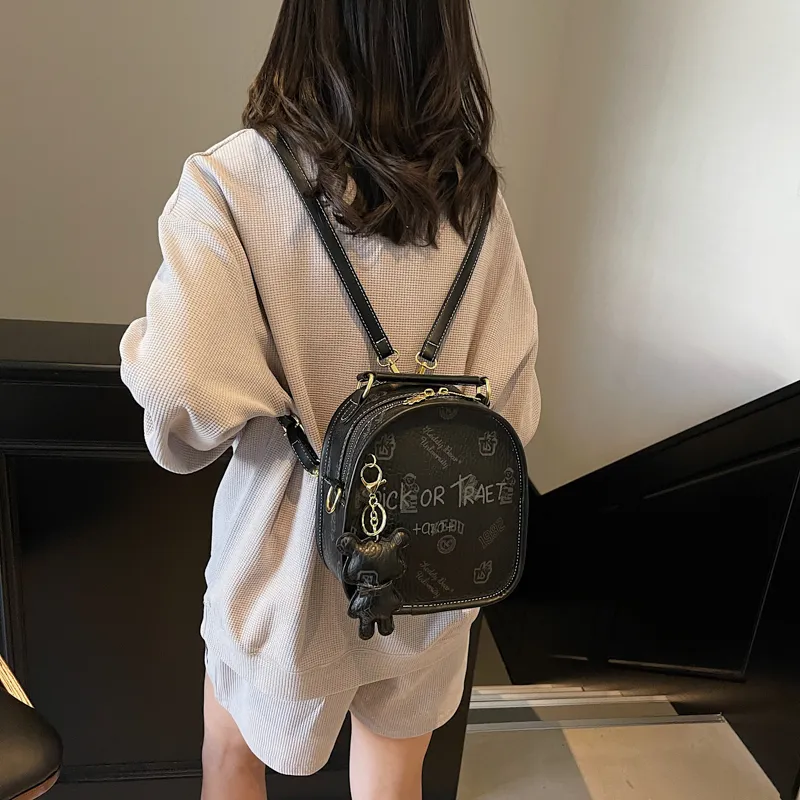 Miss Angel PU Crossbody Bag Backpack Regular Women's Multicolor-16