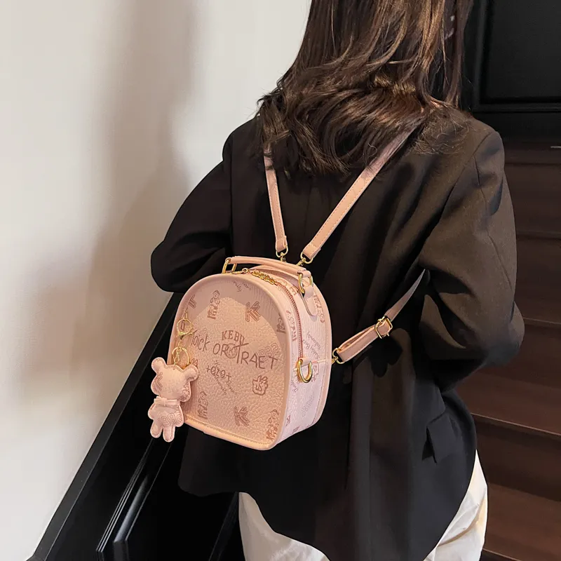Miss Angel PU Crossbody Bag Backpack Regular Women's Multicolor-3