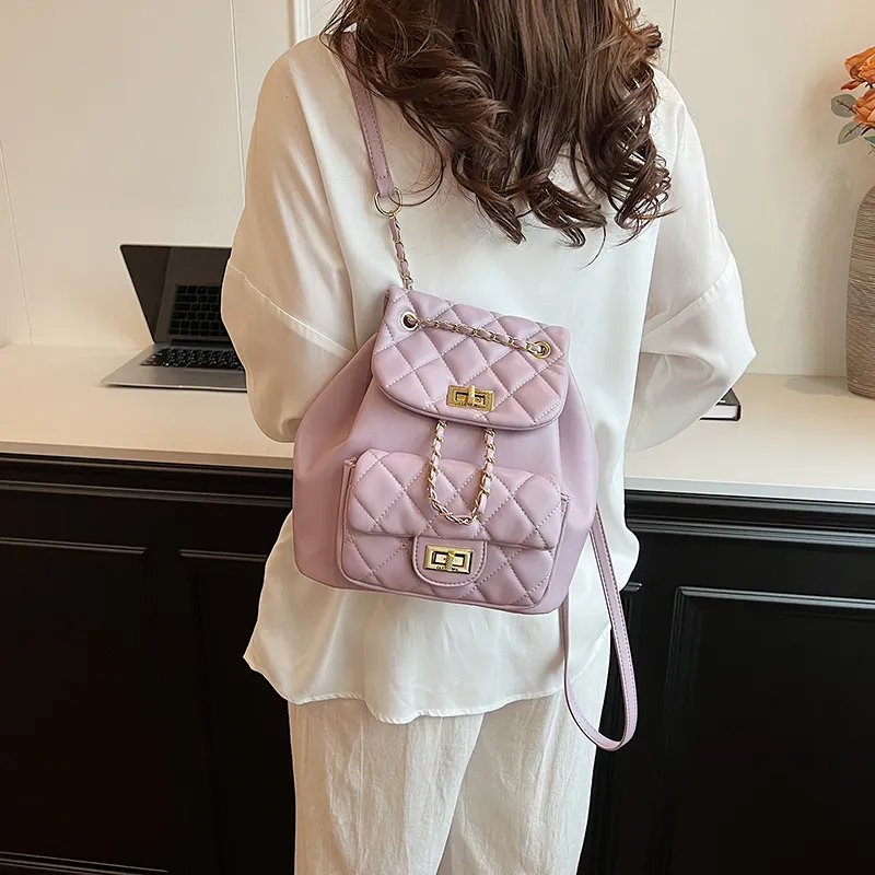 Miss Angel PU Backpack Women's Multicolor-15