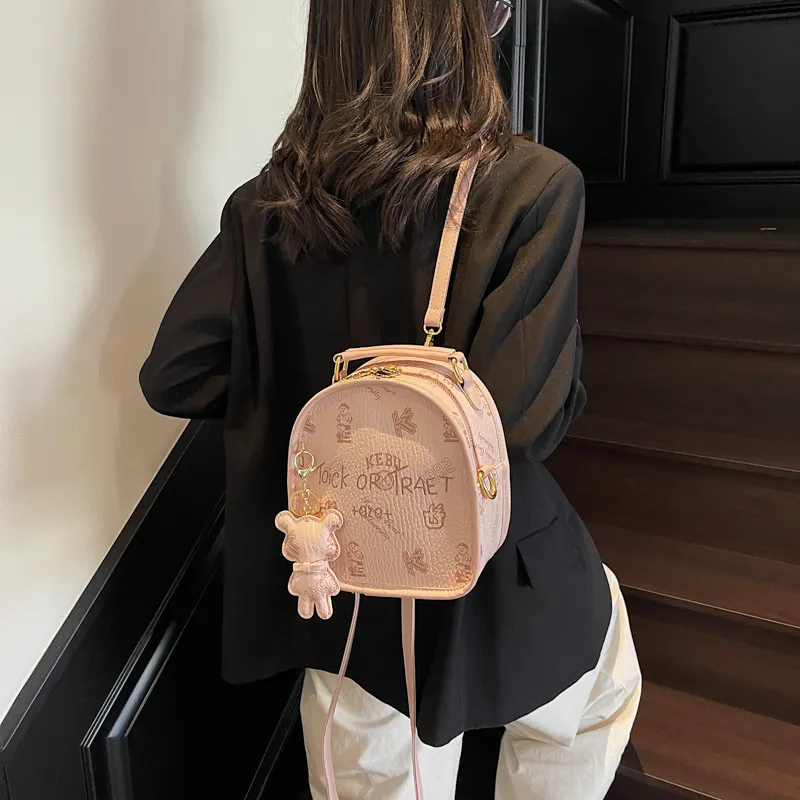 Miss Angel PU Crossbody Bag Backpack Regular Women's Multicolor-2