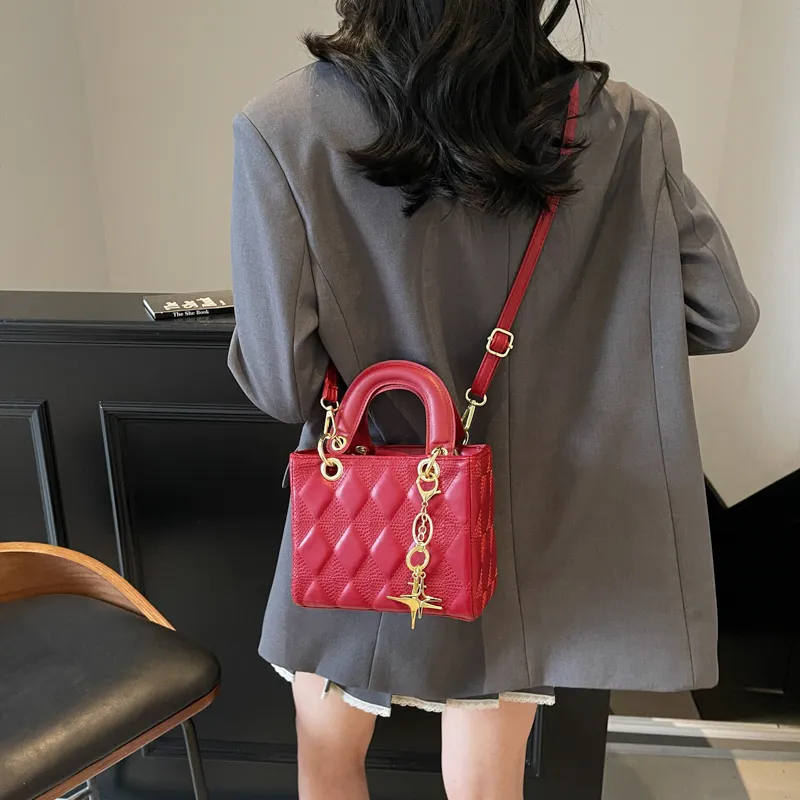 Miss Angel PU Crossbody One Shoulder Handbag Women's Multicolor-20