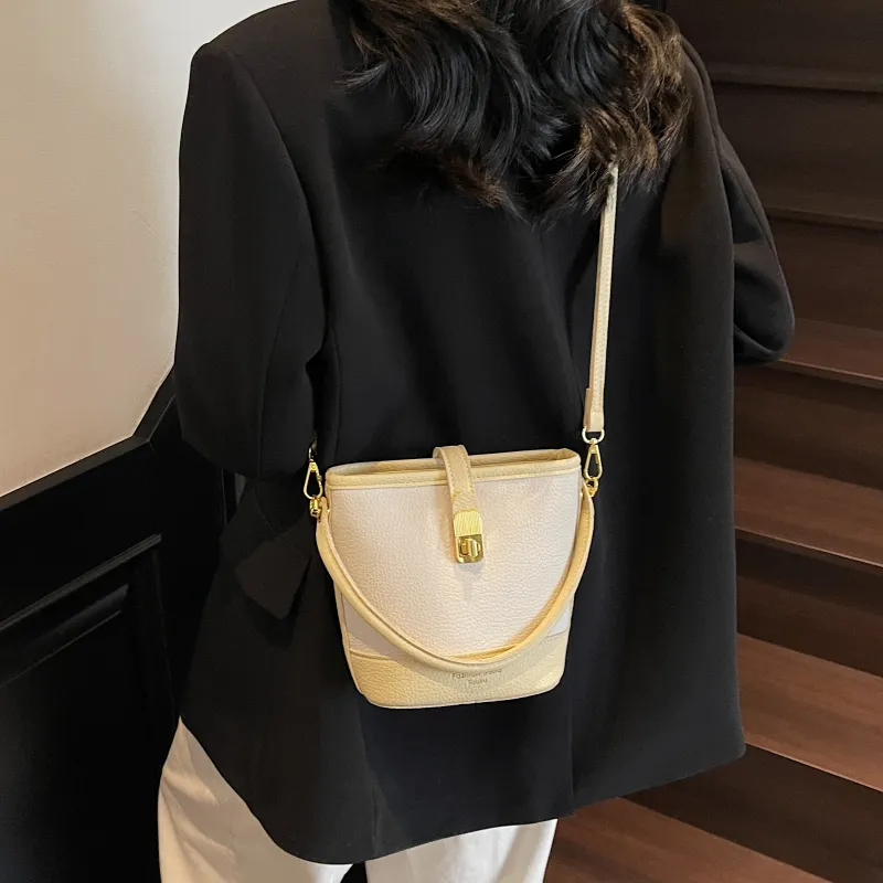 Miss Angel PU Shoulder Bag, Crossbody Bag, Handbag Women's Black/Yellow/Khaki/Pink-11